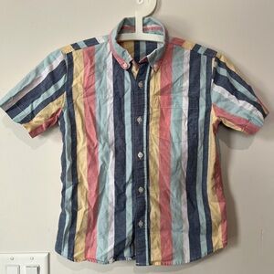 Cute boys Old Navy button up shirt - medium (8)